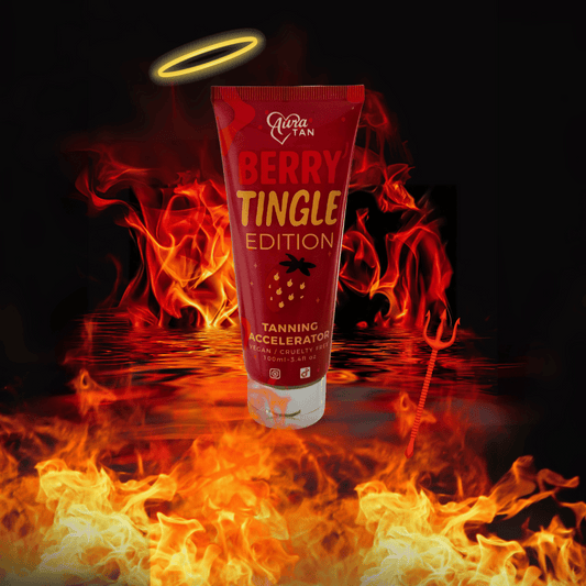 Aura Tan Berry Tingle Edition 100ml - ***WARNING*** For experienced tanners only. Not for your face or sensitive areas.