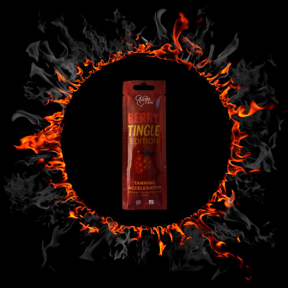Aura Tan Berry Tingle Edition Sachet ***WARNING*** For experienced tanners only. Not for face or sensitive areas.