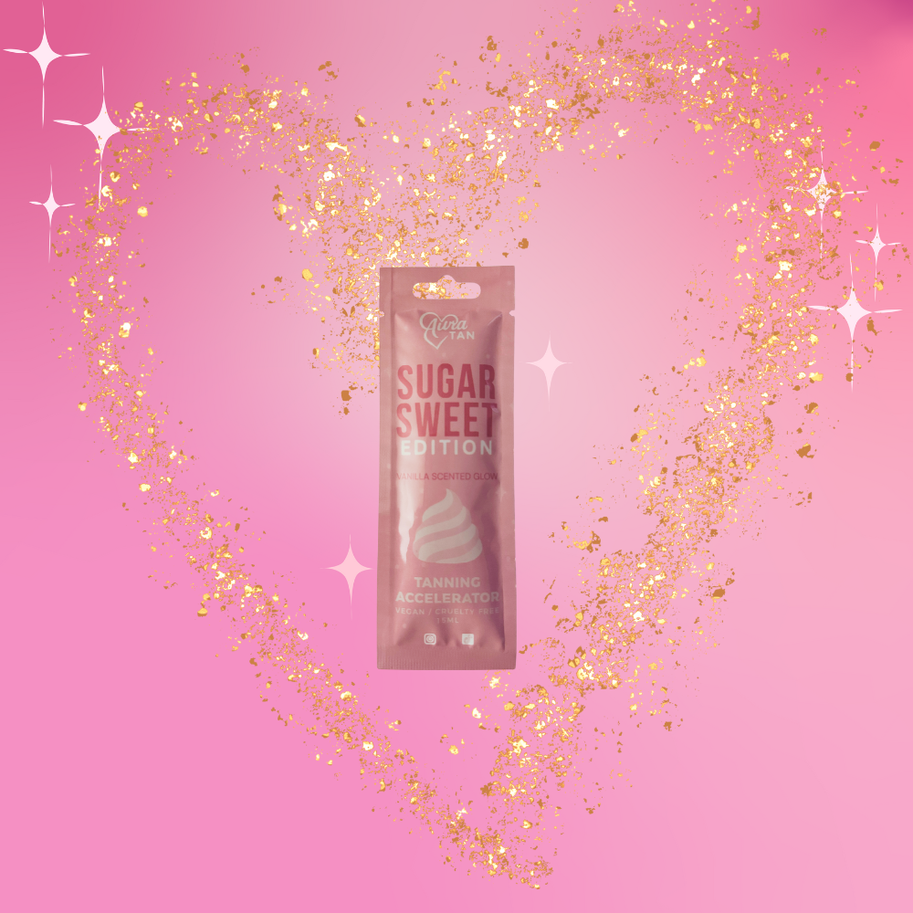 Aura Tan Sugar Sweet Edition Sachet Tanning Accelerator For Body and Face