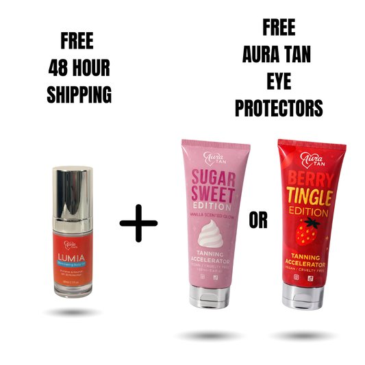 Party Glow Kit - 1x Shimmer Oil, 1x 100ml Berry Tingle or Sugar Sweet